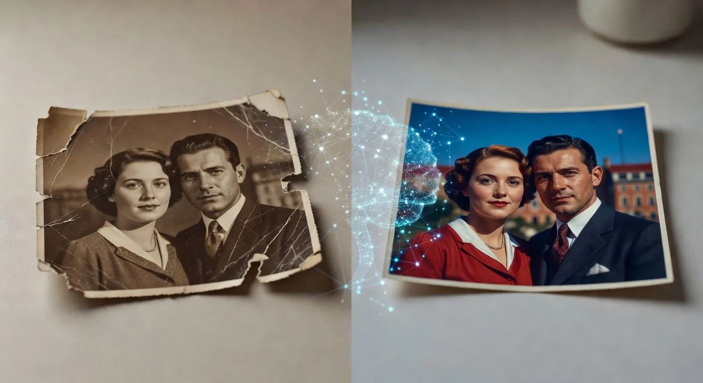 Kako AI obnavlja stare i oštećene fotografije: Tehnologija, mogućnosti i ograničenja.