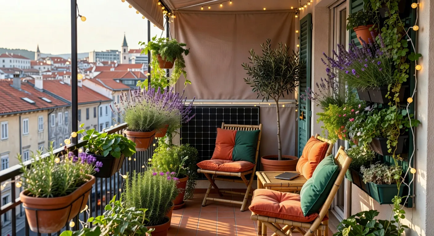 Kako urediti mali balkon za opuštanje: Praktični.